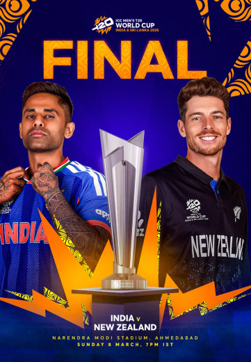 INDIA VS New Zealand : Final : T20 WC 2026